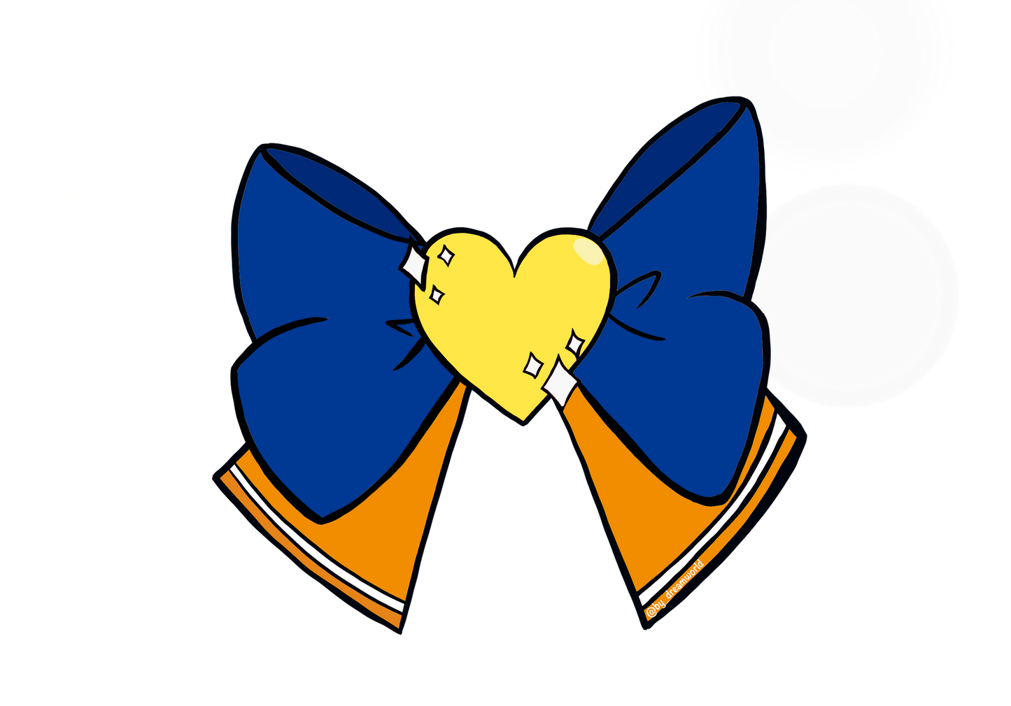 Dream World Sailor Scouts Inspired Bow Stickers