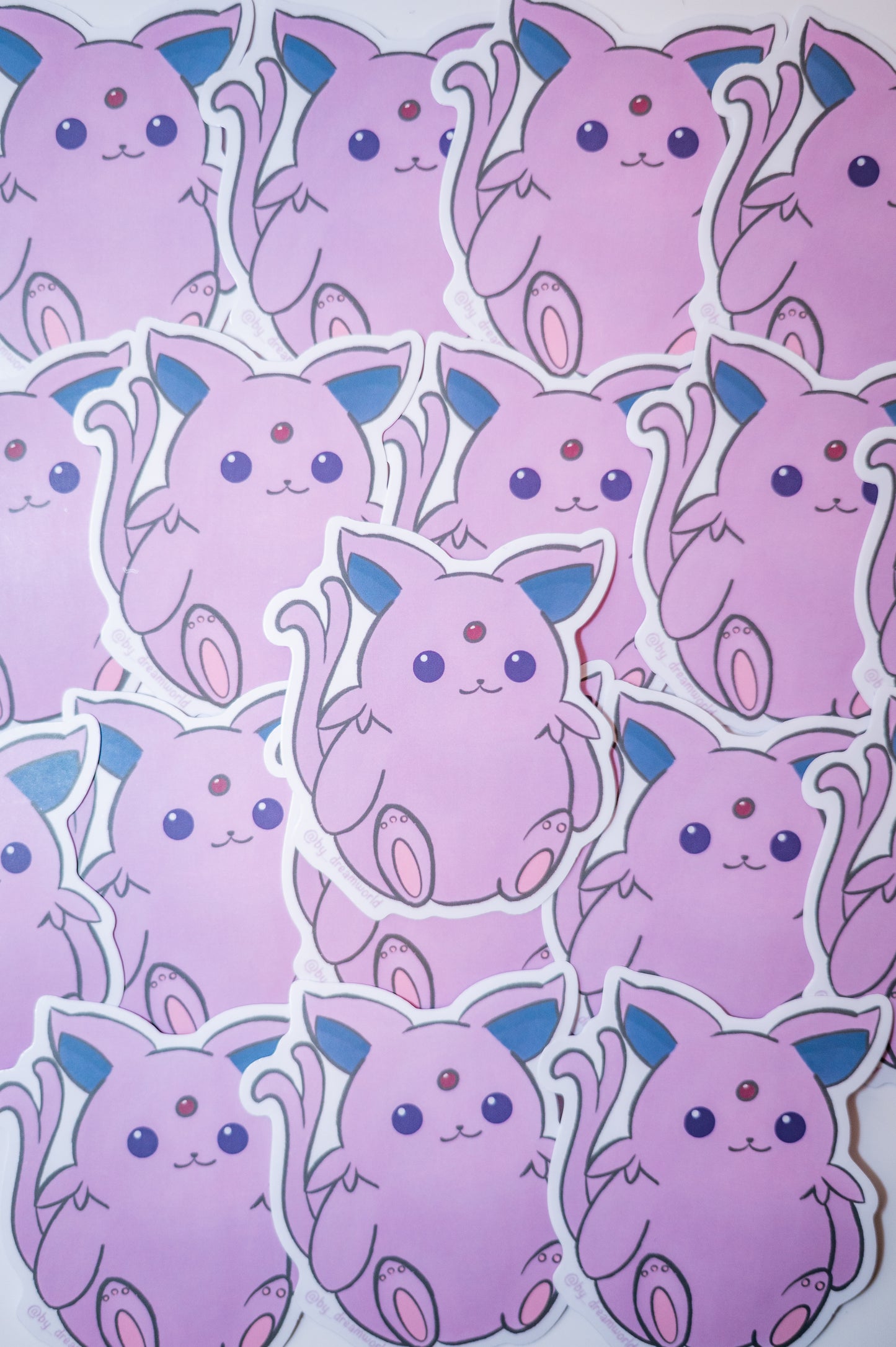 Dream World Eeveelutions Matte Vinyl Stickers