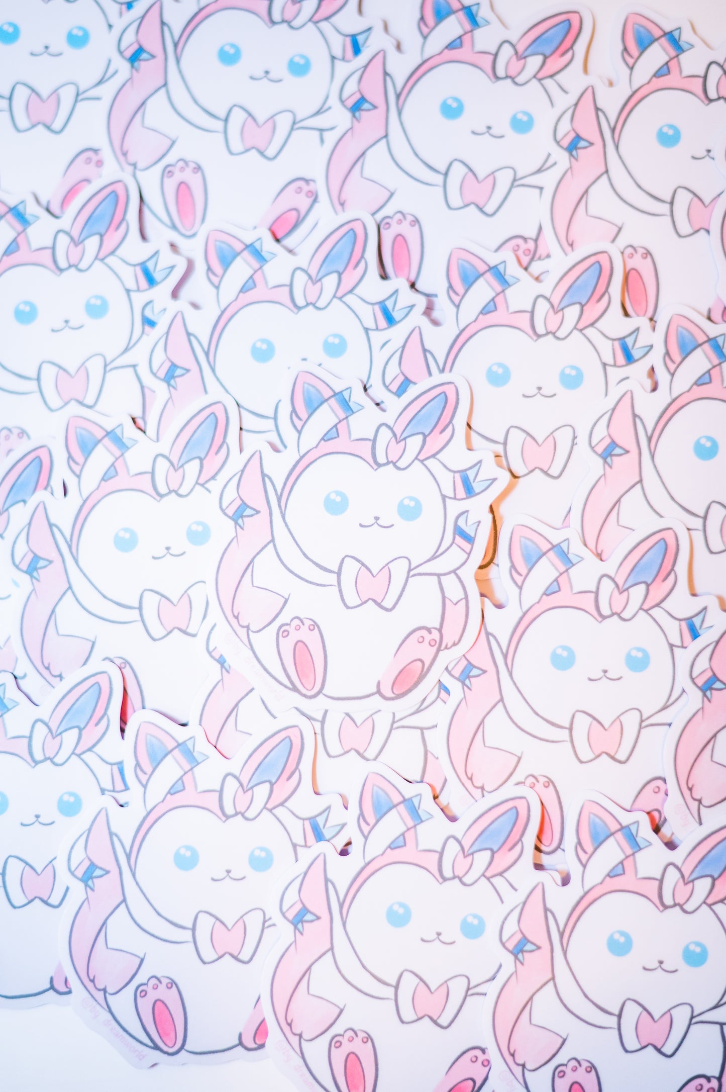 Dream World Eeveelutions Matte Vinyl Stickers