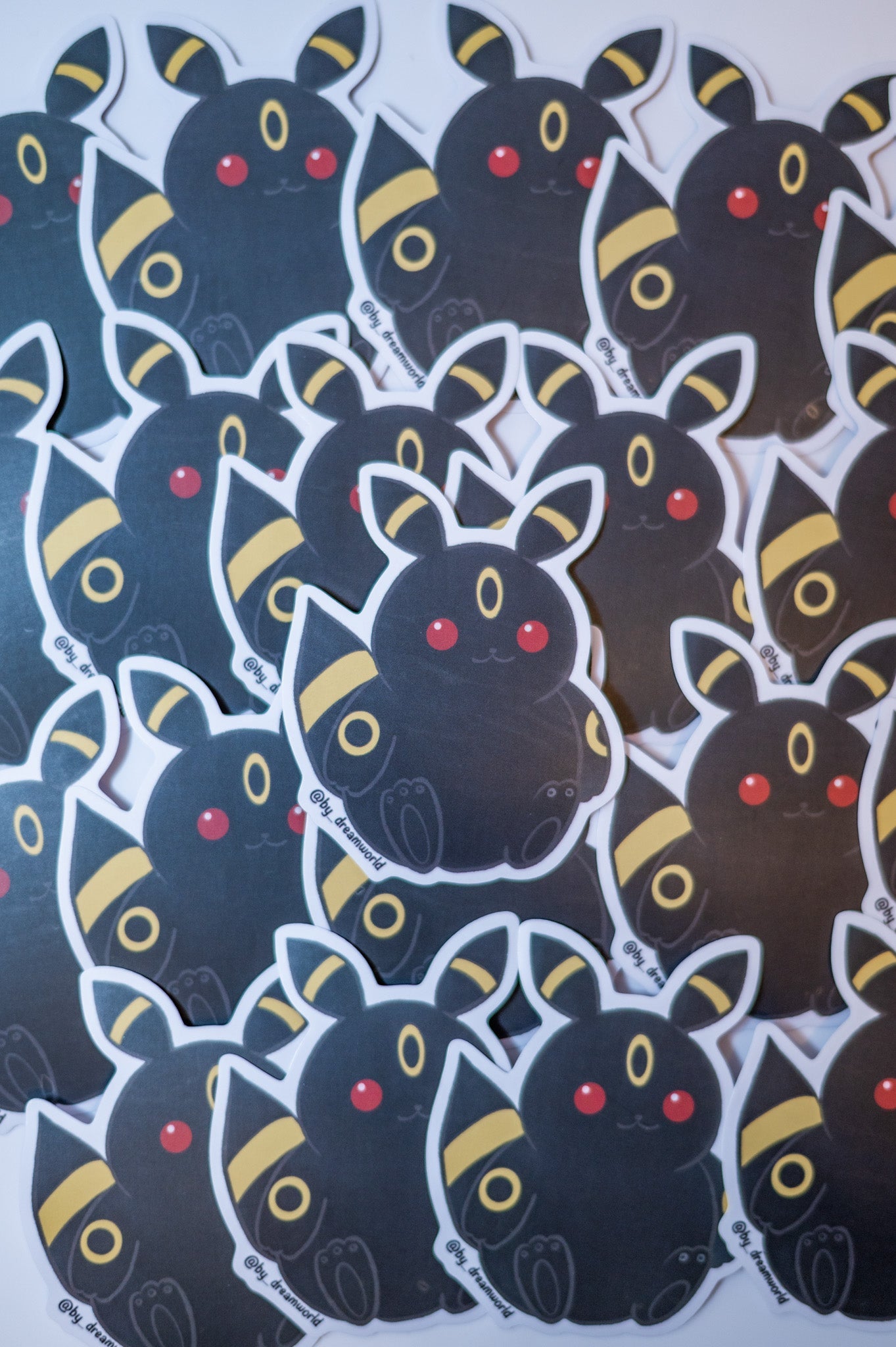Dream World Eeveelutions Matte Vinyl Stickers