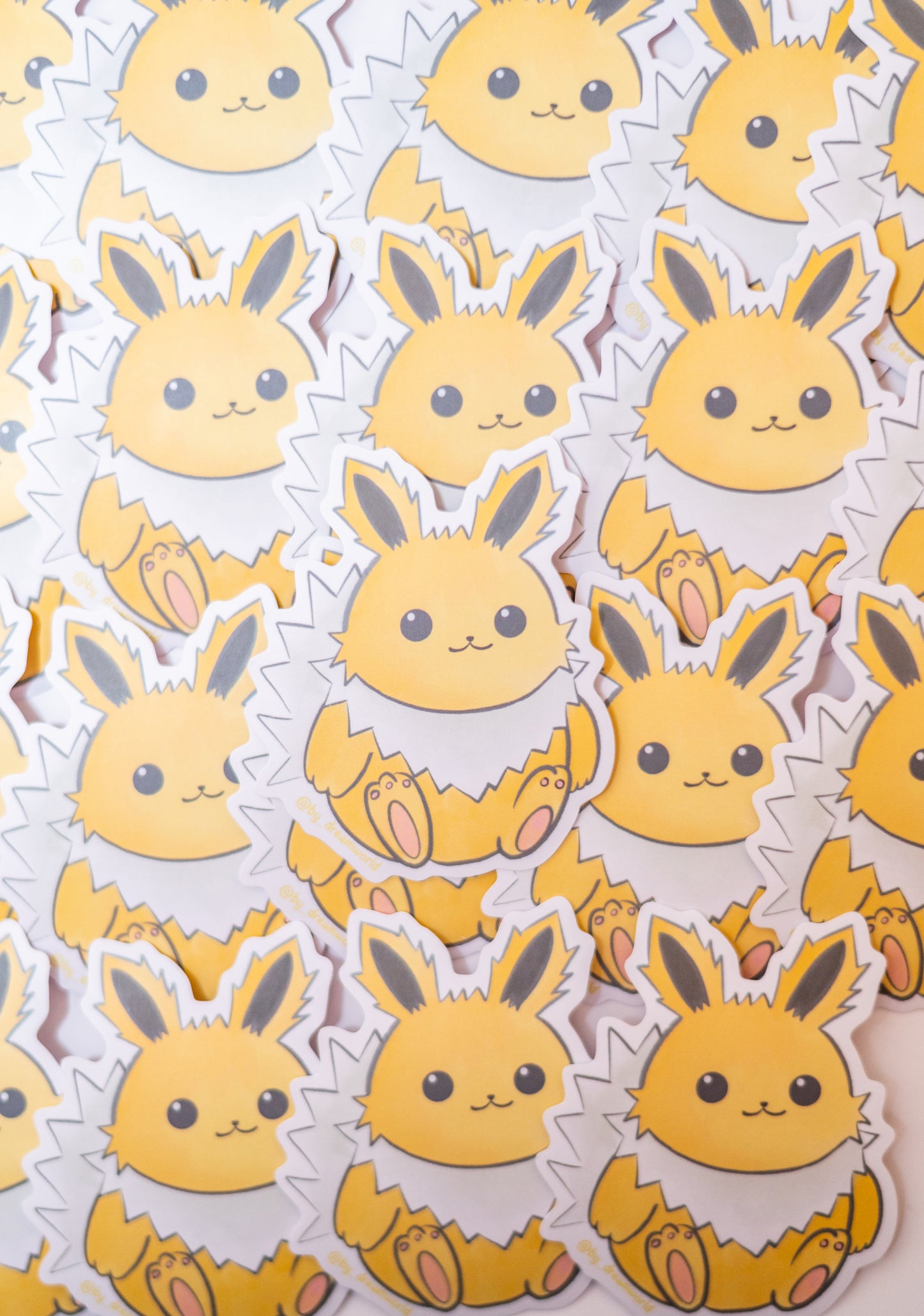 Dream World Eeveelutions Matte Vinyl Stickers