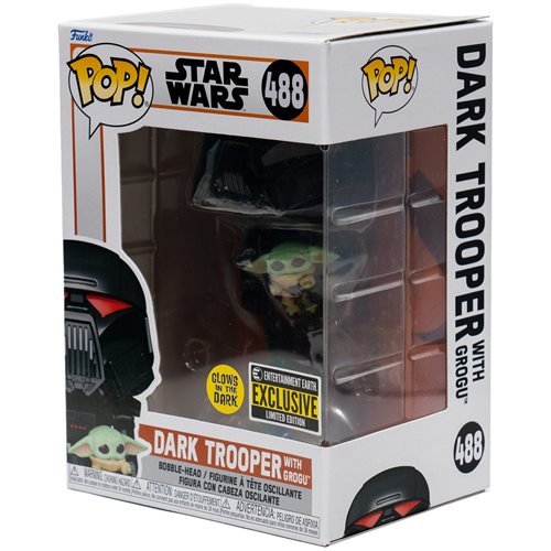 POP! #488 Dark Trooper with Grogu EE Exclusive