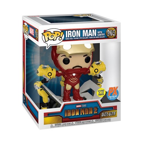 POP! #905 Iron Man 2 Iron Man MK IV with Gantry GITD 6" Previews