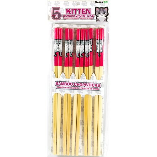 Kitten Bamboo Chopsticks