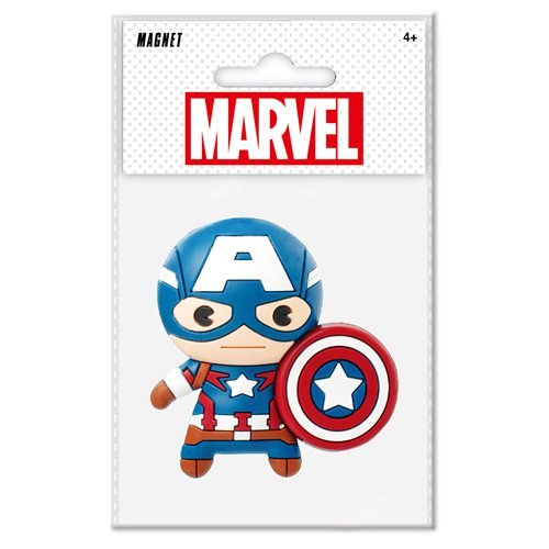 Captain America 3D Foam Magnet