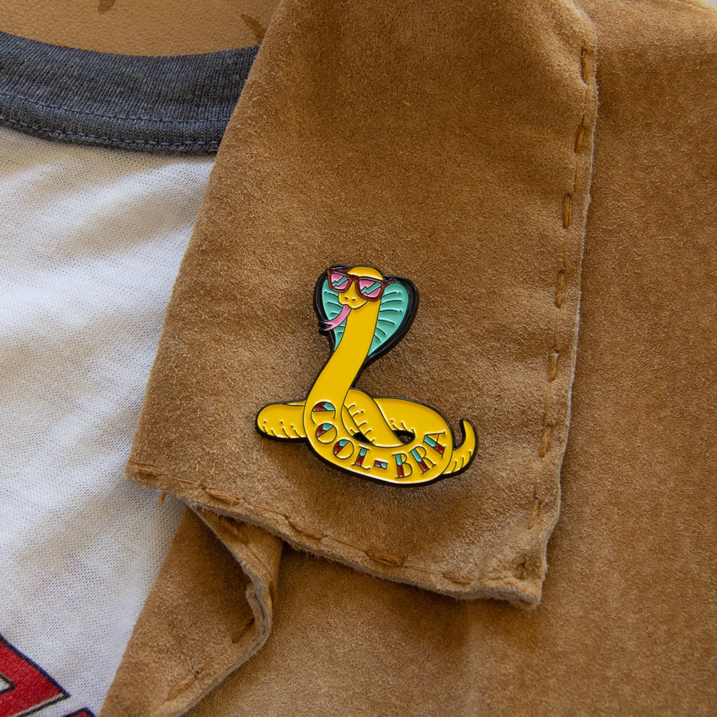 Cool-Bra Enamel Pin - Prescribed Collectibles
