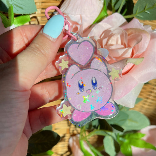 Dream World Kirby Epoxy Keychain