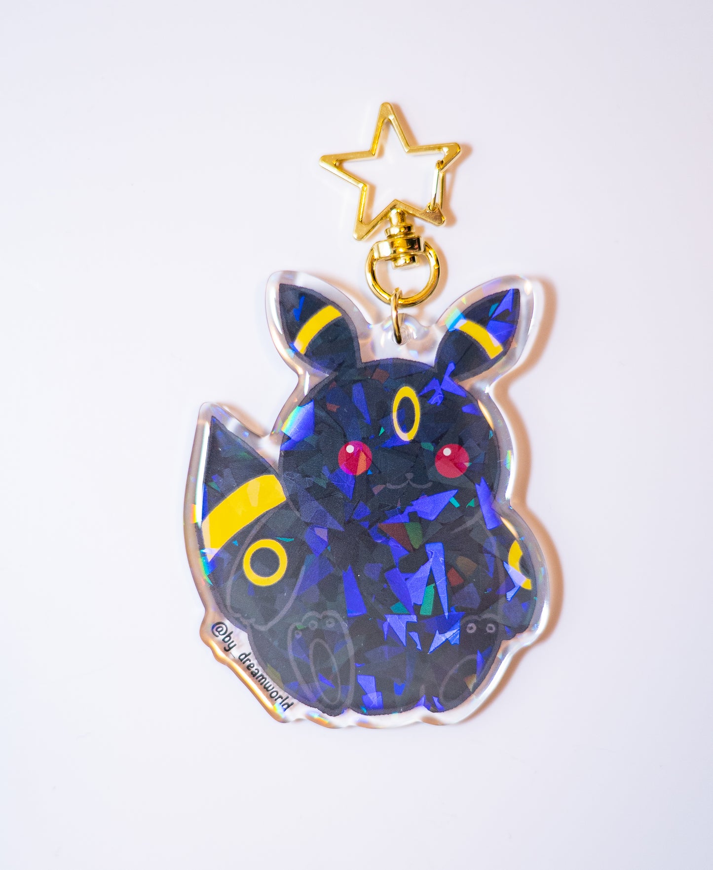 Chonky Umbreon Epoxy Keychain