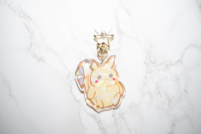 Chonky Pika Epoxy Keychain