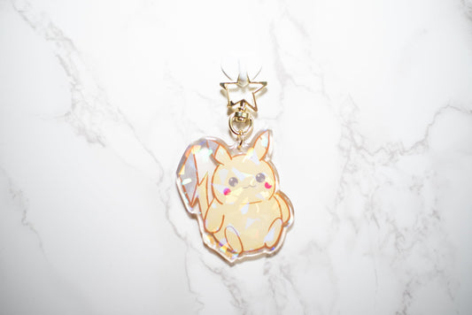 Chonky Pika Epoxy Keychain