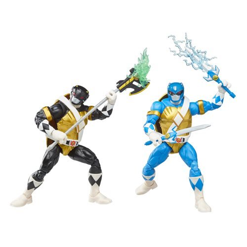 Power Rangers X TMNT Lightning Collection Donatello Black and Leonardo Blue