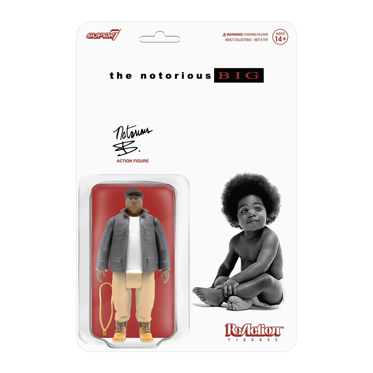 Super7 The Notorious B.I.G. V1 3 3/4-Inch ReAction Figure