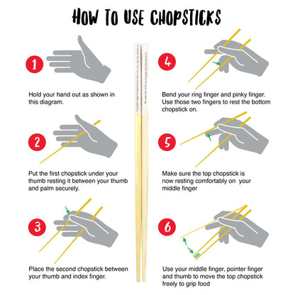 Fortune Bamboo Chopsticks