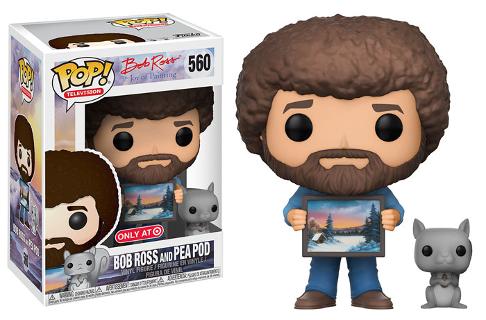 POP! #560 Bob Ross and Pea Pod