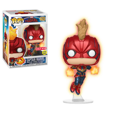 POP! #433 Captain Marvel GITD