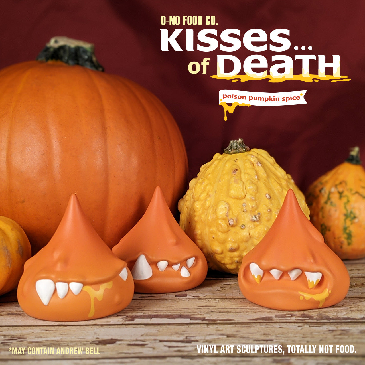 2” Kisses of Death 3 Pack : Poison Pumpkin Spice Edition