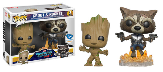 POP! 2 Pack Groot & Rocket