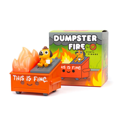 "This is Fine" Dumpster Fire
