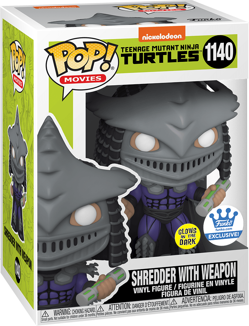 POP! #1140 Shredder with Weapon GITD