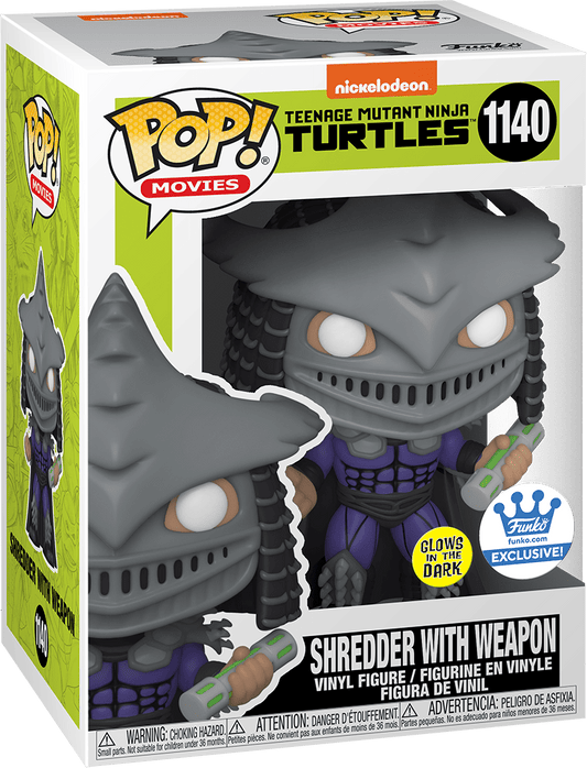 POP! #1140 Shredder with Weapon GITD