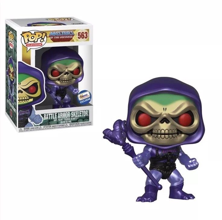 POP! #563 Battle Armor Skeletor Metallic