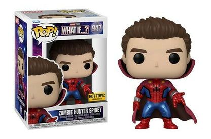 POP! #947 Zombie Hunter Spidey Unmasked Metallic