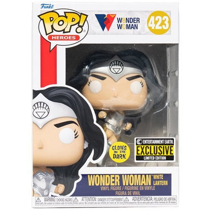 POP! #423 Wonder Woman White Lantern GITD