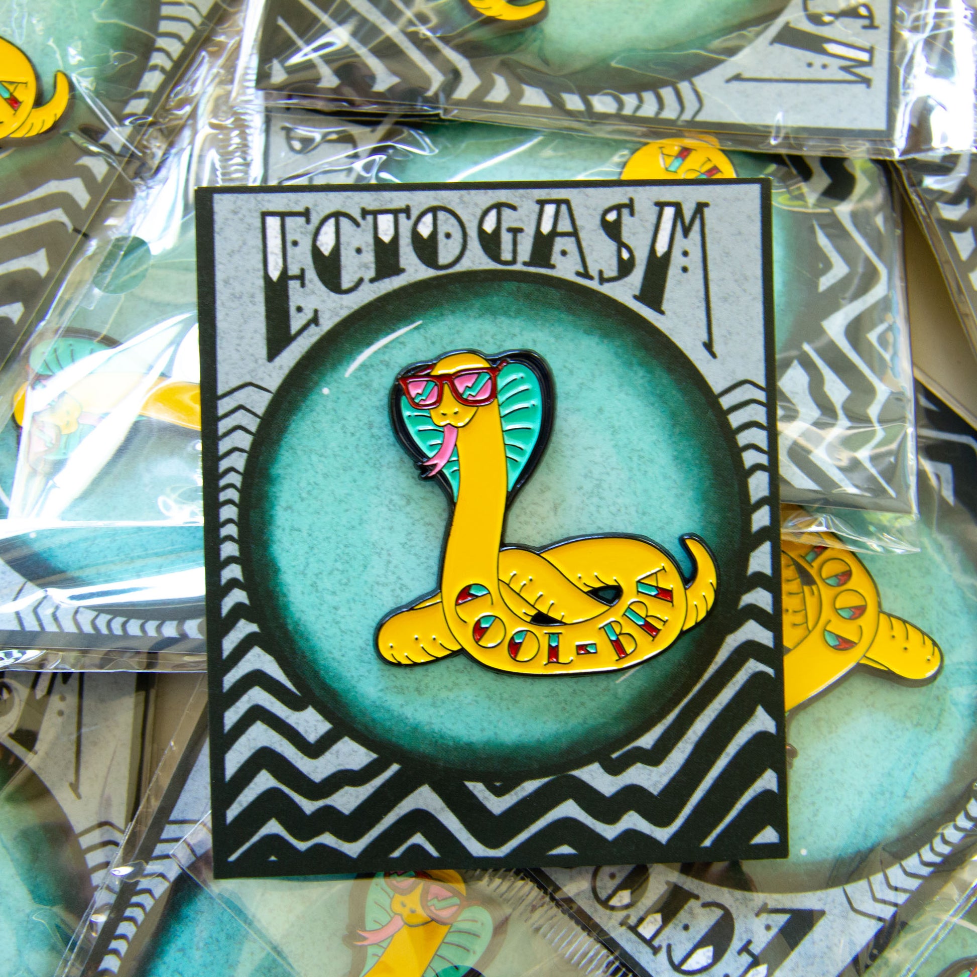 Cool-Bra Enamel Pin - Prescribed Collectibles